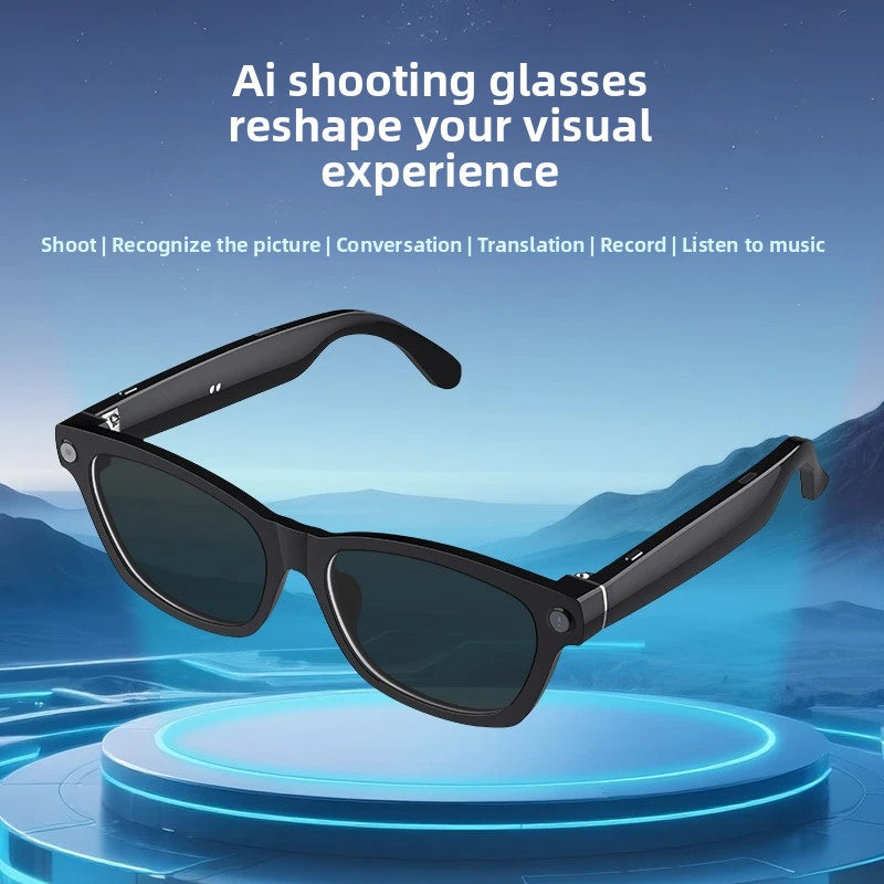 3200W AI Smart Glasses with Bluetooth Translation Camera